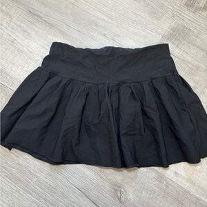 Micro mini pleated skirt
